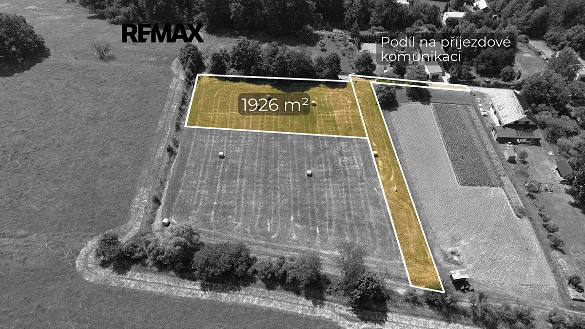 Prodej stavebního pozemku 1926 m²